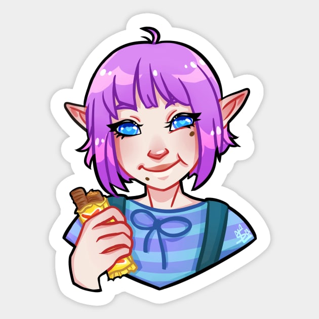 Cute Elf Sticker by LinDemonic